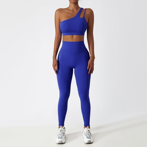 W&H Atelier Lime Neon Asymmetric Active Set