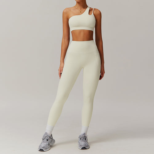 W&H Atelier Lime Neon Asymmetric Active Set